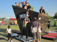 Petzl am Boulderblock
